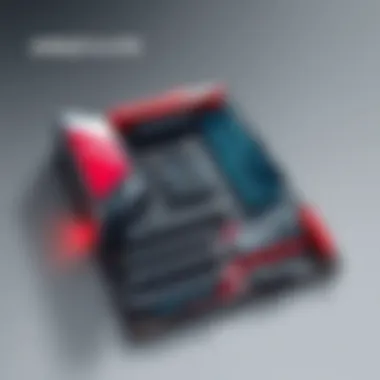 Detailed view of the AMD X570 motherboard architecture