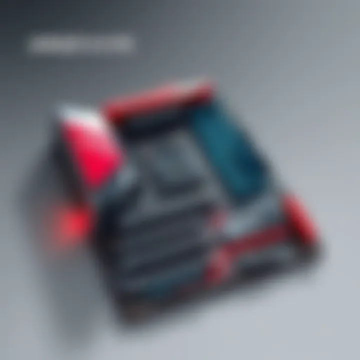 Detailed view of the AMD X570 motherboard architecture