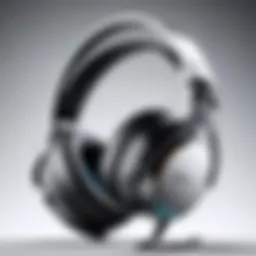 High-tech gaming headset with immersive sound technology