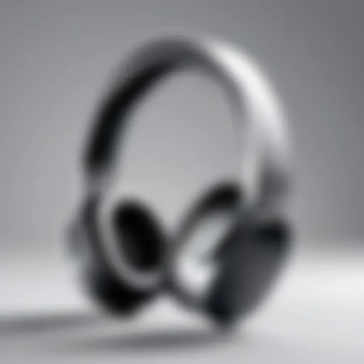 Wireless headset showcasing ergonomic design for long usage