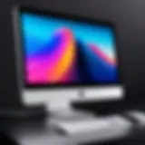 Sleek design of the new Apple iMac showcasing its modern aesthetics