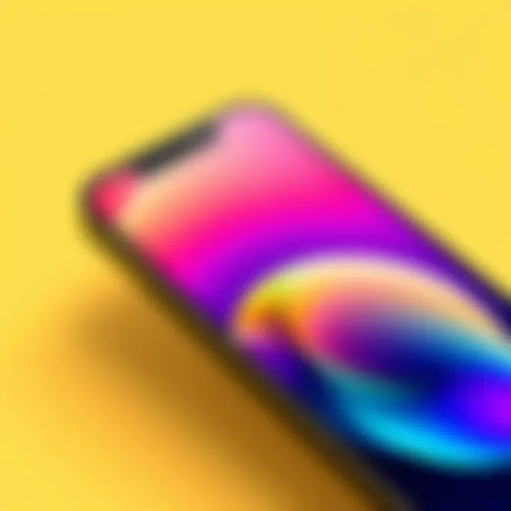 Apple iPhone 12 with vibrant display