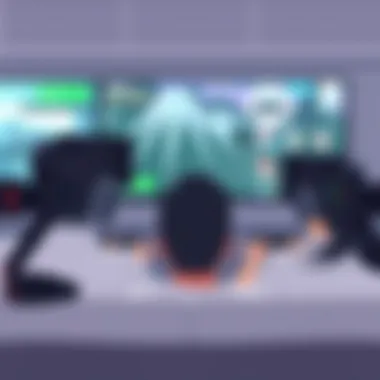 Gamers enjoying an immersive experience with controllers