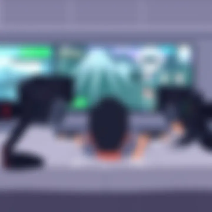 Gamers enjoying an immersive experience with controllers