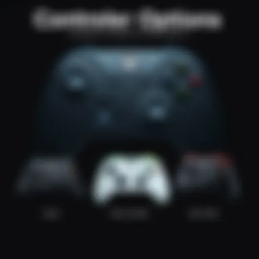 Overview of various controllers for Xbox Series X