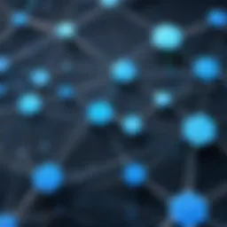 Illustration depicting a complex web of professional connections.