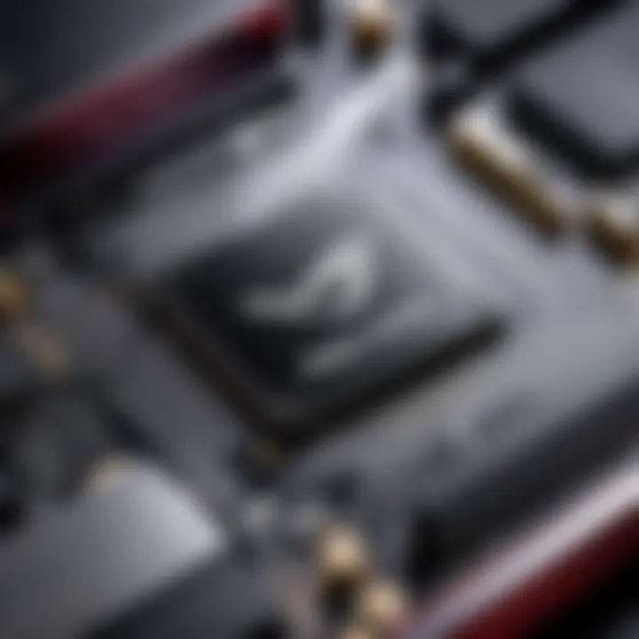 Detailed view of ASUS ROG Zephyrus hardware components