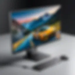 Elegant design of a budget USB-C monitor