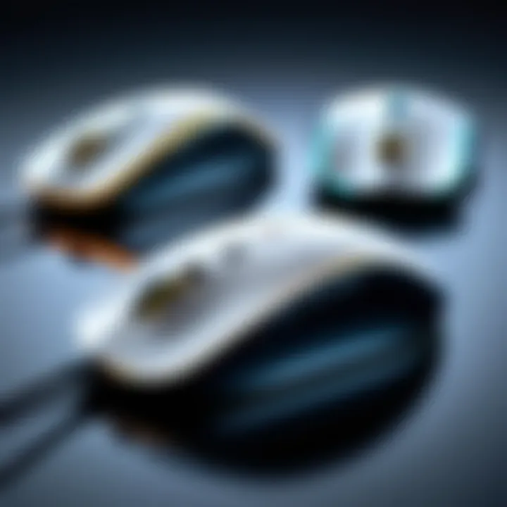 Comparison of different ergonomic mice models