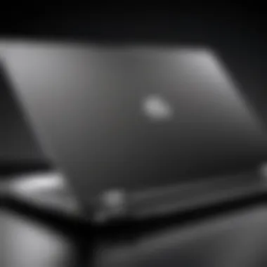 Sleek design of a HP laptop featuring advanced technology