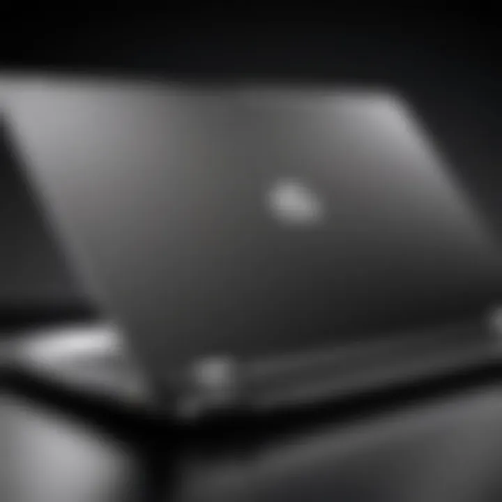 Sleek design of a HP laptop featuring advanced technology