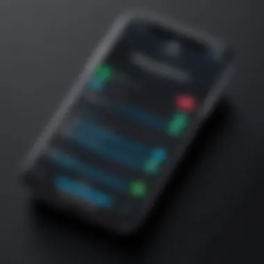 User Interface of a Top-Rated Password Manager for iOS User interface of a popular password manager