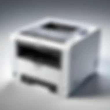 A compact laser printer with energy efficiency features