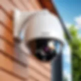 High-quality outdoor security camera capturing clear footage