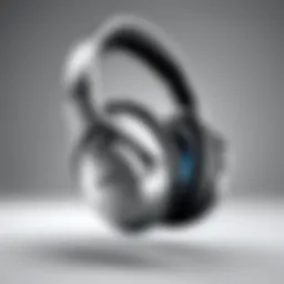 Bose noise cancelling headphones on a sleek surface