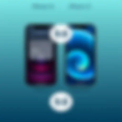 Design comparison of iPhone 12 and iPhone 12 Pro