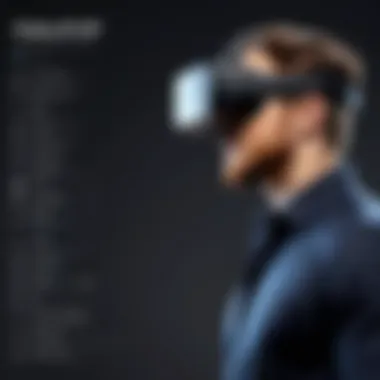 Comparison chart highlighting Oculus Rift's advantages over competitors