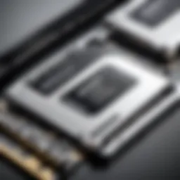 A close-up view of high-performance SSD drives available on Amazon