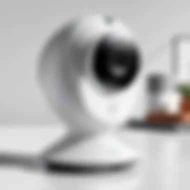 Detailed view of the performance features of the security camera