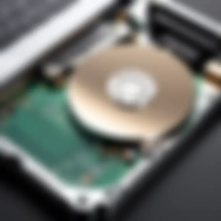 Internal architecture of MacBook hard drives