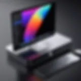 High-performance Apple computer showcasing sleek design