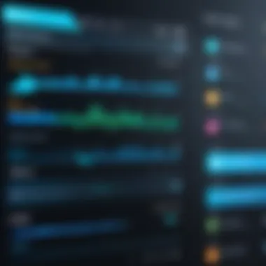 User Interface of Audio Streaming Application User-friendly interface of a popular audio streaming application