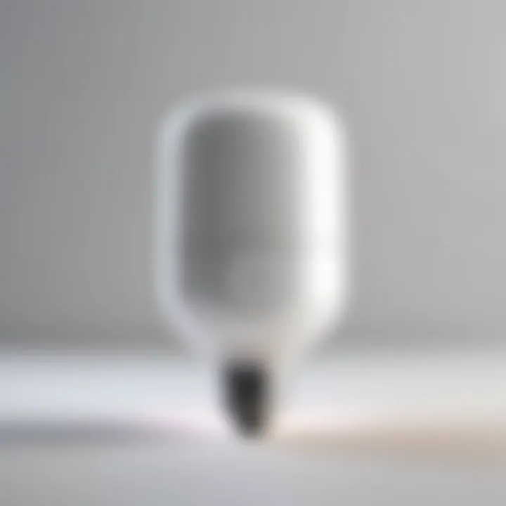 Close-up of a LIFX smart bulb showcasing its sleek design