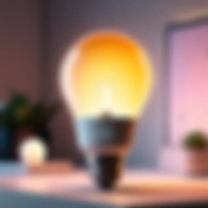 Visual representation of energy efficiency data for LIFX bulbs