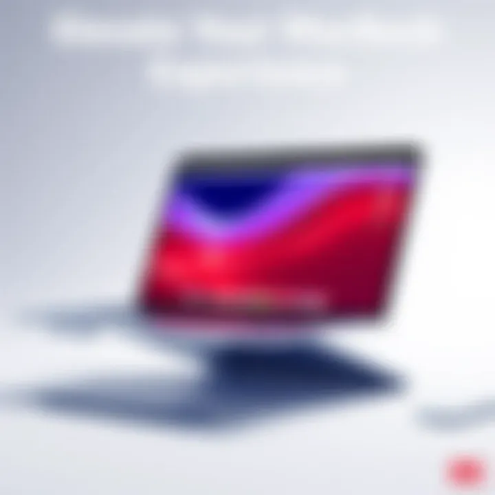 Elevate Your MacBook Pro Experience Elegant laptop stand for improved posture