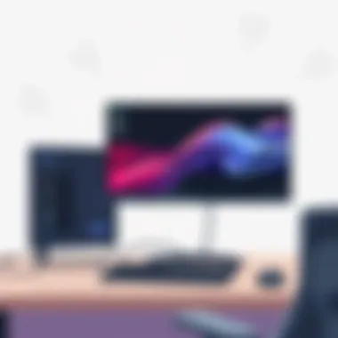 Gaming setup featuring a budget-friendly monitor