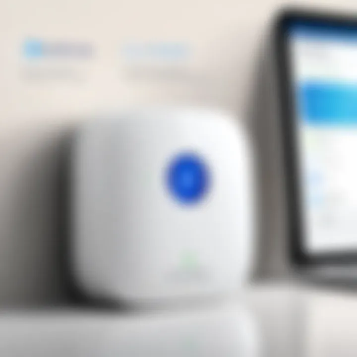 A visual representation of security features related to SmartThings devices