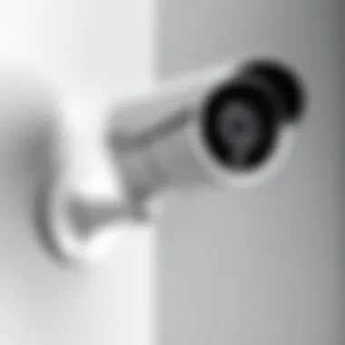 Visual representation of the advantages of wireless security cameras