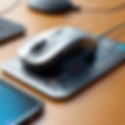 Innovative handicap computer mouse design showcasing accessibility features