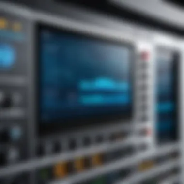 Advanced Telecommunication Equipment Modern telecommunication equipment with advanced features