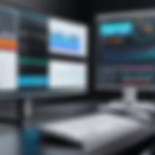 Showcasing diverse video editing software interfaces