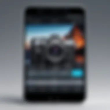 Screenshot of a mobile app connecting to a camera