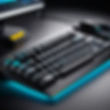 Illustration of selecting a Corsair keyboard based on user preferences