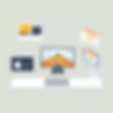 Graphic illustrating deployment of a game on various platforms