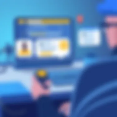 Visual of a game testing phase with feedback elements