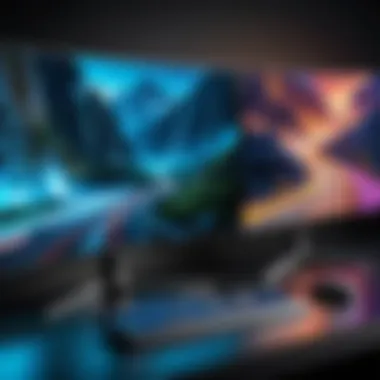 Connectivity options available for curved gaming displays