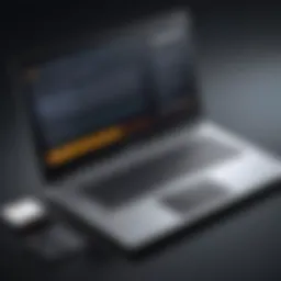 High-performance laptop showcasing specs