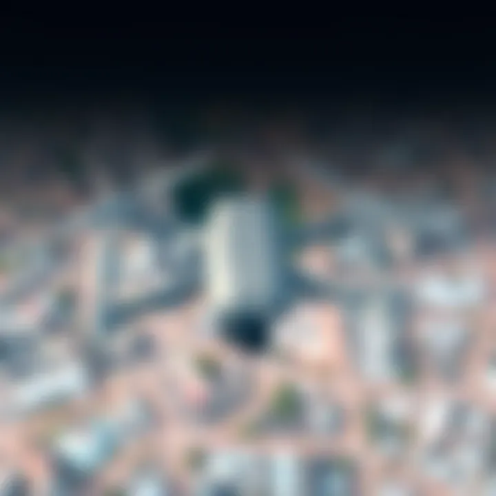 Aerial view captured by DJI Model W321