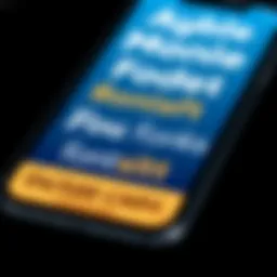 Showcasing various font styles on an iPhone screen