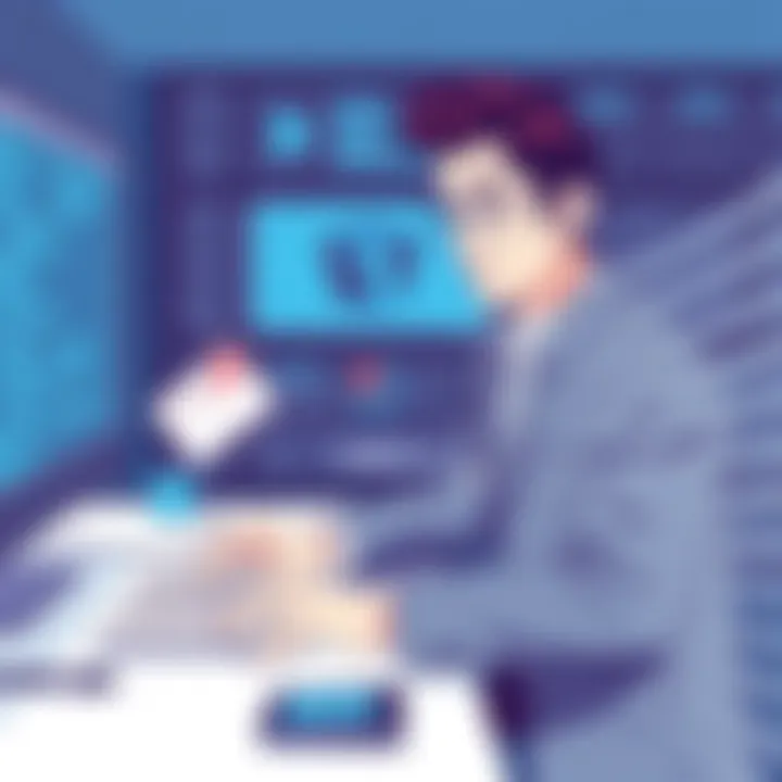 IT professional utilizing WeTransfer for efficient data transfer