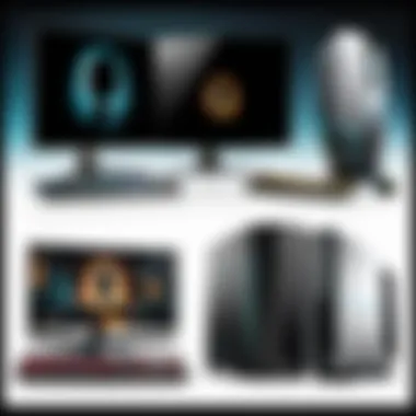 Comparison of Alienware Gaming Systems Comparison chart highlighting different models of Alienware gaming systems