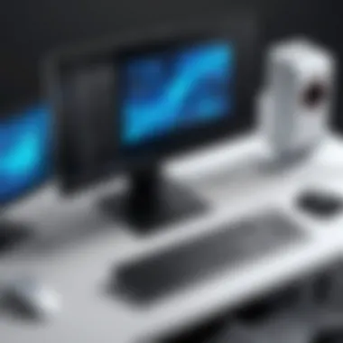 Sleek All-in-One PC Setup Sleek all-in-one PC setup for IT professionals