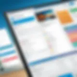 Overview of Trello's user interface showcasing project boards