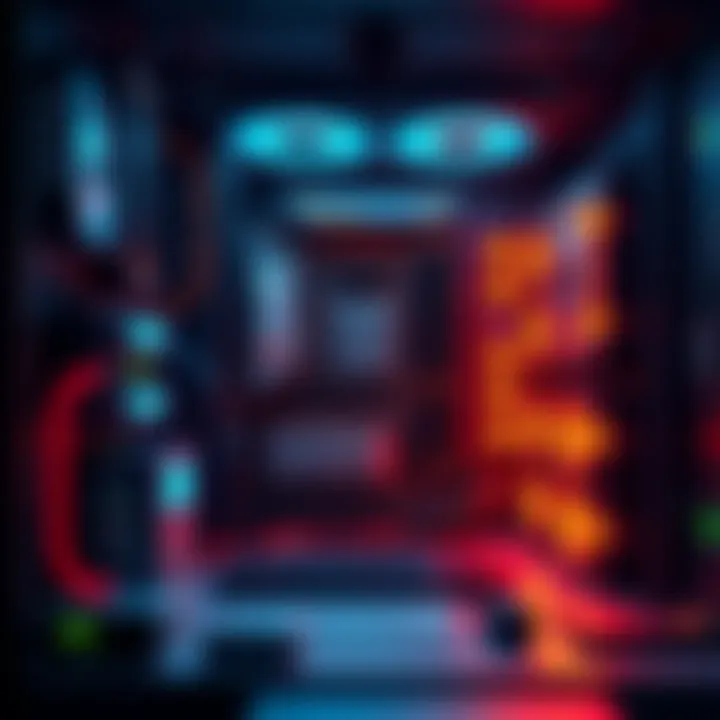 An array of powerful components highlighting technological advancements in desktop computing.