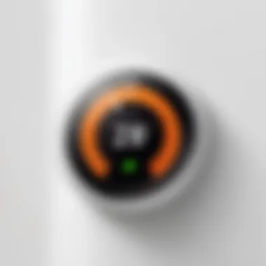 Illustration of the learning capabilities of the Nest Thermostat E in adjusting to user preferences