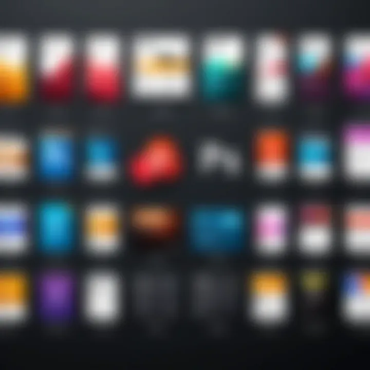 Comparison chart of Adobe Photoshop products and their functionalities